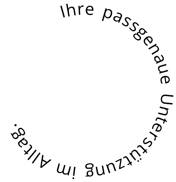 Grafik ,,Ihre passgenaue Unterstützung im Alltag."