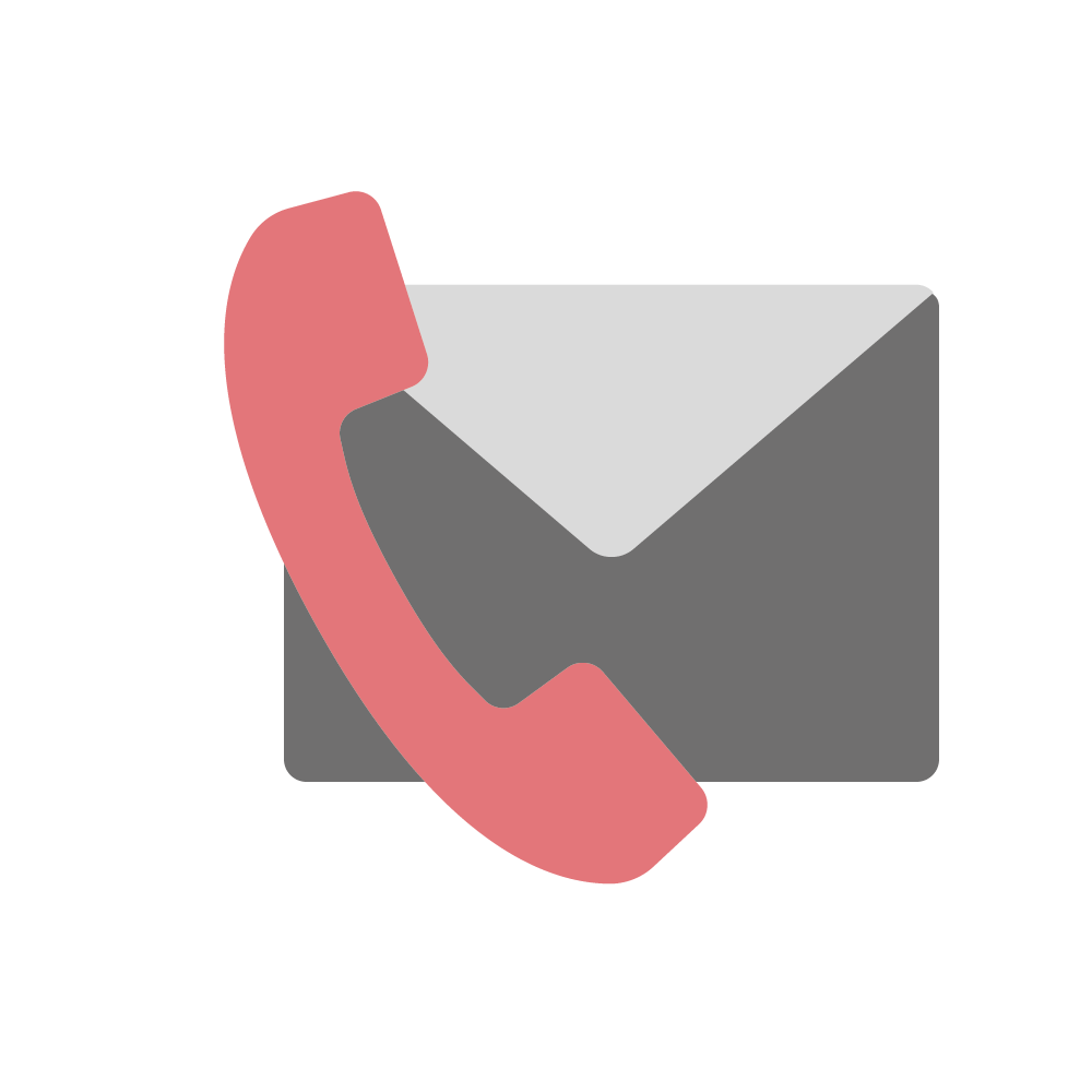 Icon Telefon und Mail